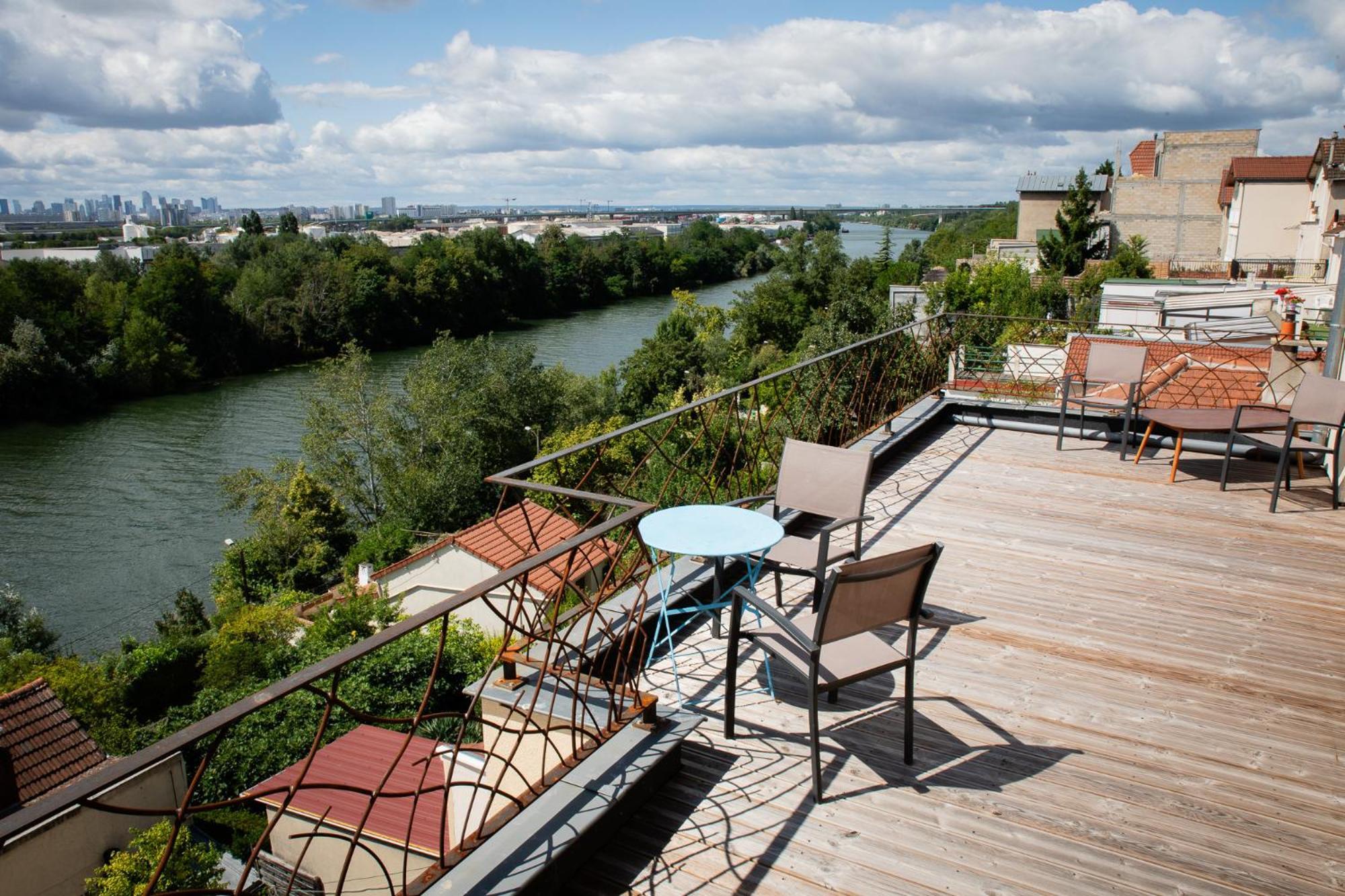 L'Atelier Sur Seine Panzió Épinay-sur-Seine Kültér fotó